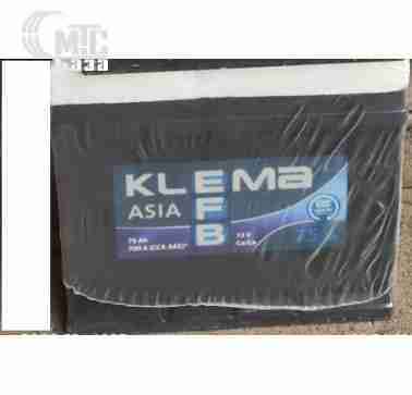 Аккумуляторы Аккумулятор KLEMA ASIA EFB Start-Stop  6СТ-75 R  EN 700A  263x175x225 мм